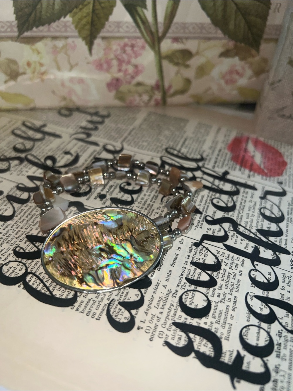 Iridescent Abalone Statement Bracelet - Women Jewelry